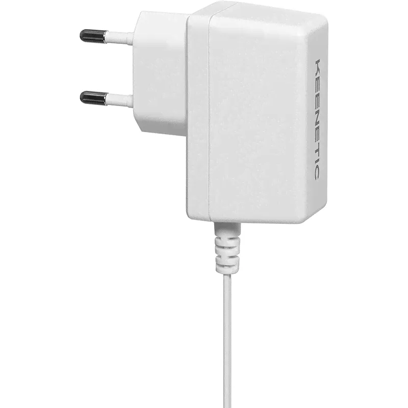 Адаптер питания KEENETIC/ Keenetic PA10 (KPS-1210) Адаптер питания от сети 100–240 В, постоянное выходное напряжение 12-0