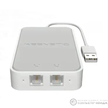 Сетевое оборудование Keenetic Linear (KN-3110) USB-адаптер для двух аналоговых телефонов-0